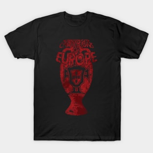 Champions of Europe (red design) T-Shirt